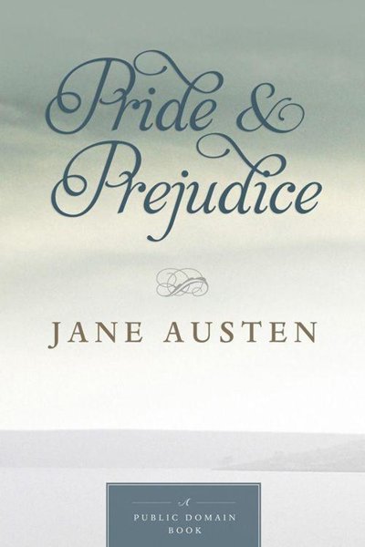 Pride and Prejudice by Jane Austen book cover