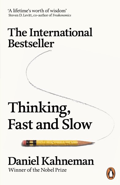 Thinking, Fast and Slow by Daniel Kahneman book cover