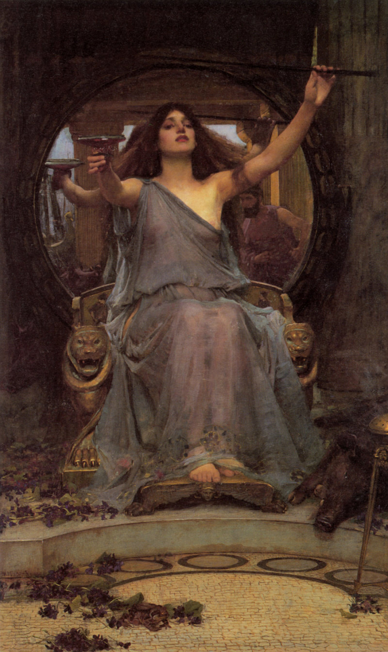 Waterhouse, Circe Offering the Cup to Ulysses